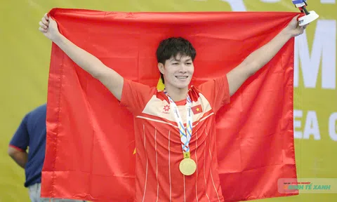 Trần Hưng Nguyên mang về tấm huy chương vàng đầu tiên cho bơi lội Việt Nam tại SEA Games 33