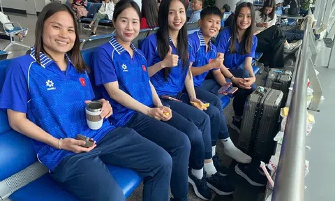 Đội tuyển nữ Việt Nam sang Thái Lan, bắt đầu hành trình bảo vệ ngôi Hậu tại SEA Games 33