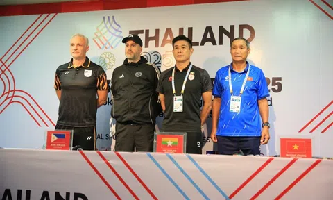 Họp báo trước thềm các trận đấu tại Bảng B, môn bóng đá nữ SEA Games 33