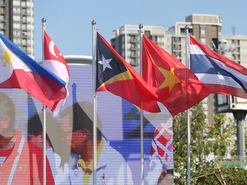 Lễ thượng cờ các quốc gia tham dự Đại hội Thể thao Đông Nam Á - SEA Games 33 Thái Lan 2025