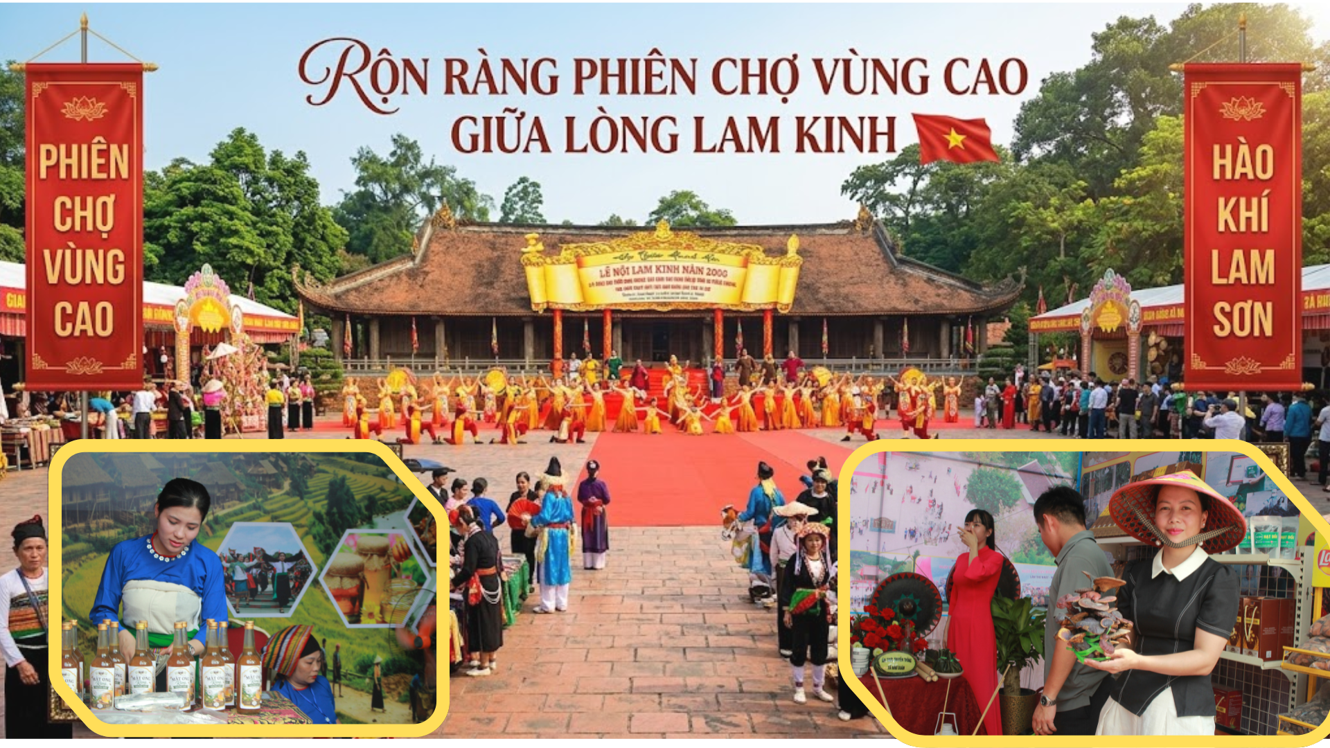Rộn ràng phiên chợ vùng cao giữa lòng Lam Kinh