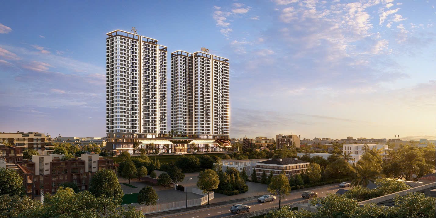 Phối cảnh tổng thể dự án A&K Tower do OBC Holdings phát triển.