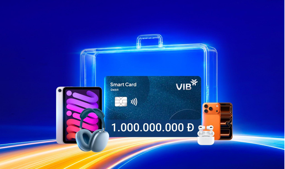 VIB sắp trao giải thưởng 1 tỷ đồng cho khách hàng. (Ảnh minh hoạ)