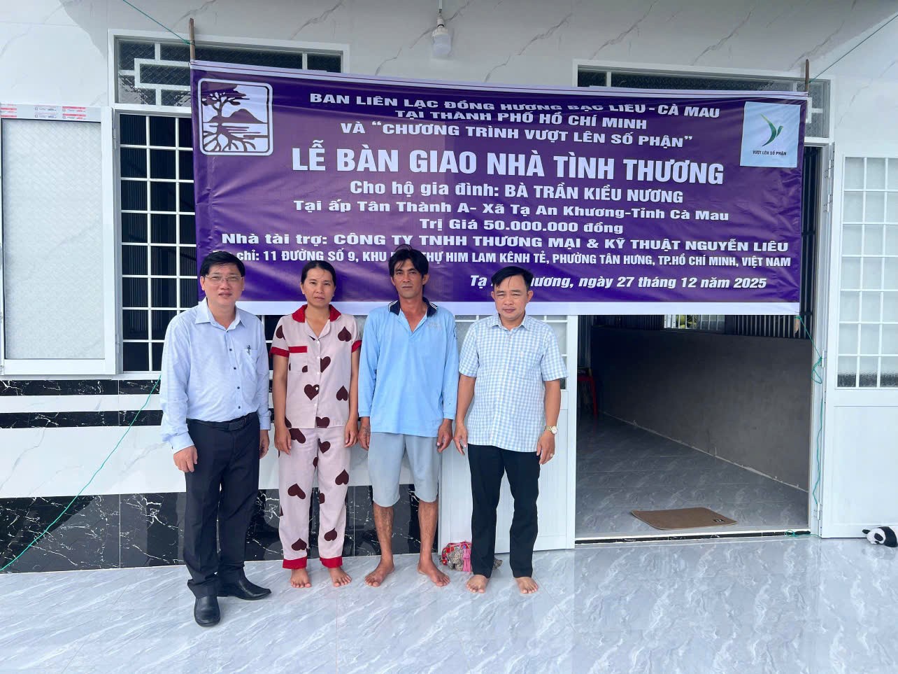 Công ty Nguyễn Liêu lan tỏa tinh thần “lá lành đùm lá rách” qua những mái ấm tình thương tại Cà Mau