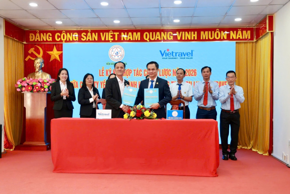 Yến sào Khánh Hòa – Vietravel bắt tay chiến lược, kiến tạo giá trị mới cho du lịch xanh Khánh Hòa