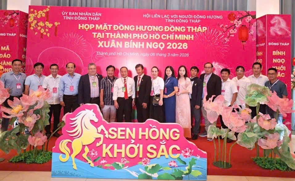 Họp mặt đồng hương Đồng Tháp tại TP.HCM: Kết nối cộng đồng, lan tỏa khát vọng phát triển quê hương