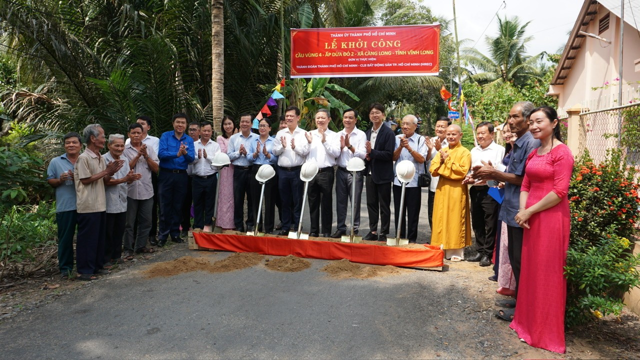 Khởi công Cầu Vùng 4 tại Vĩnh Long, tăng cường kết nối giao thông vùng