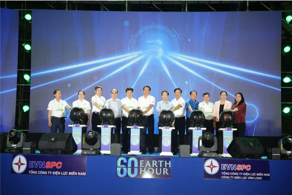 EVNSPC hưởng ứng Giờ Trái đất 2026: Lan tỏa thông điệp “Sáng tạo xanh – Tương lai xanh”