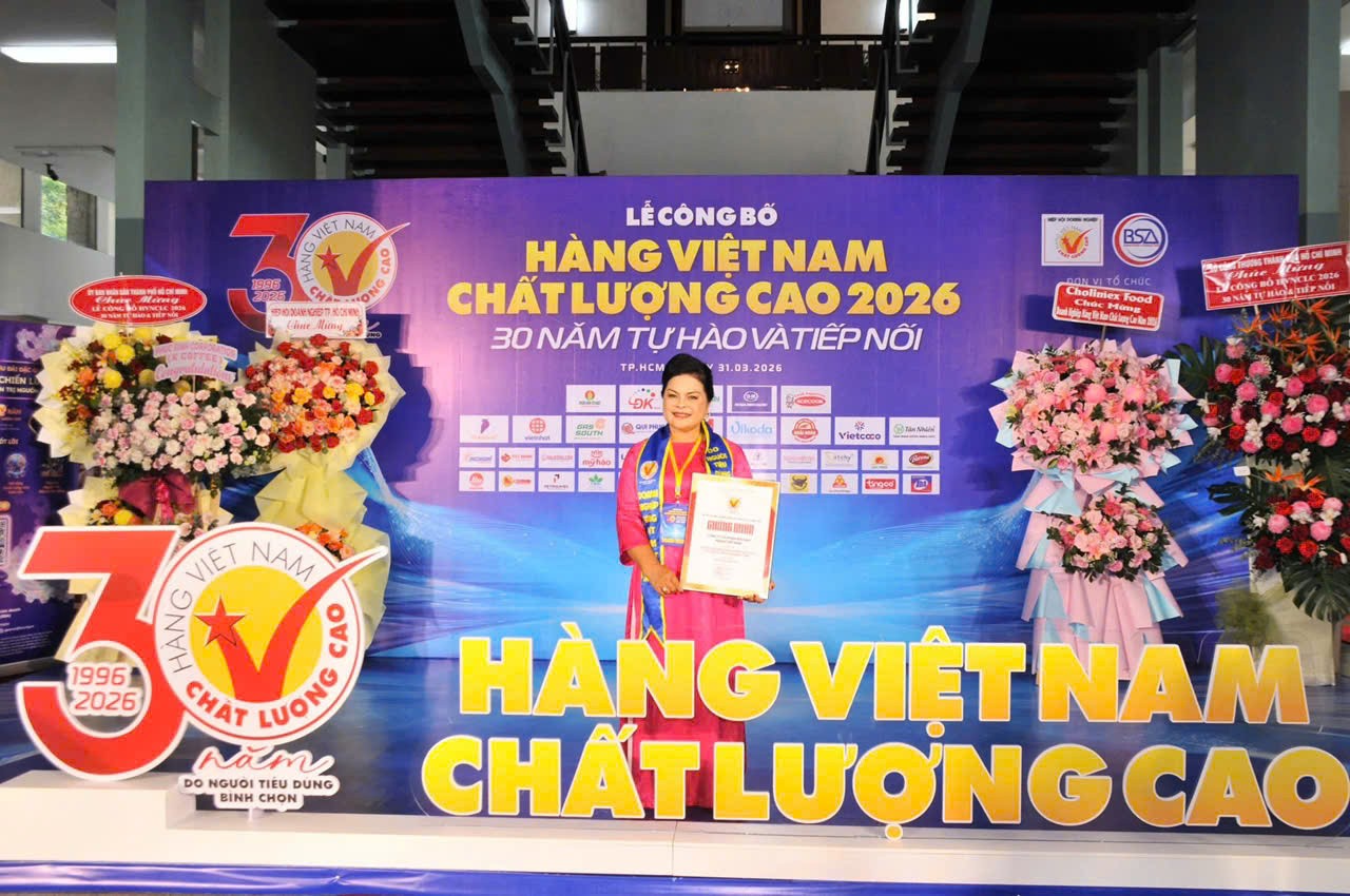 Vedan lần thứ 20 liên tiếp đạt danh hiệu “Hàng Việt Nam Chất lượng cao” năm 2026
