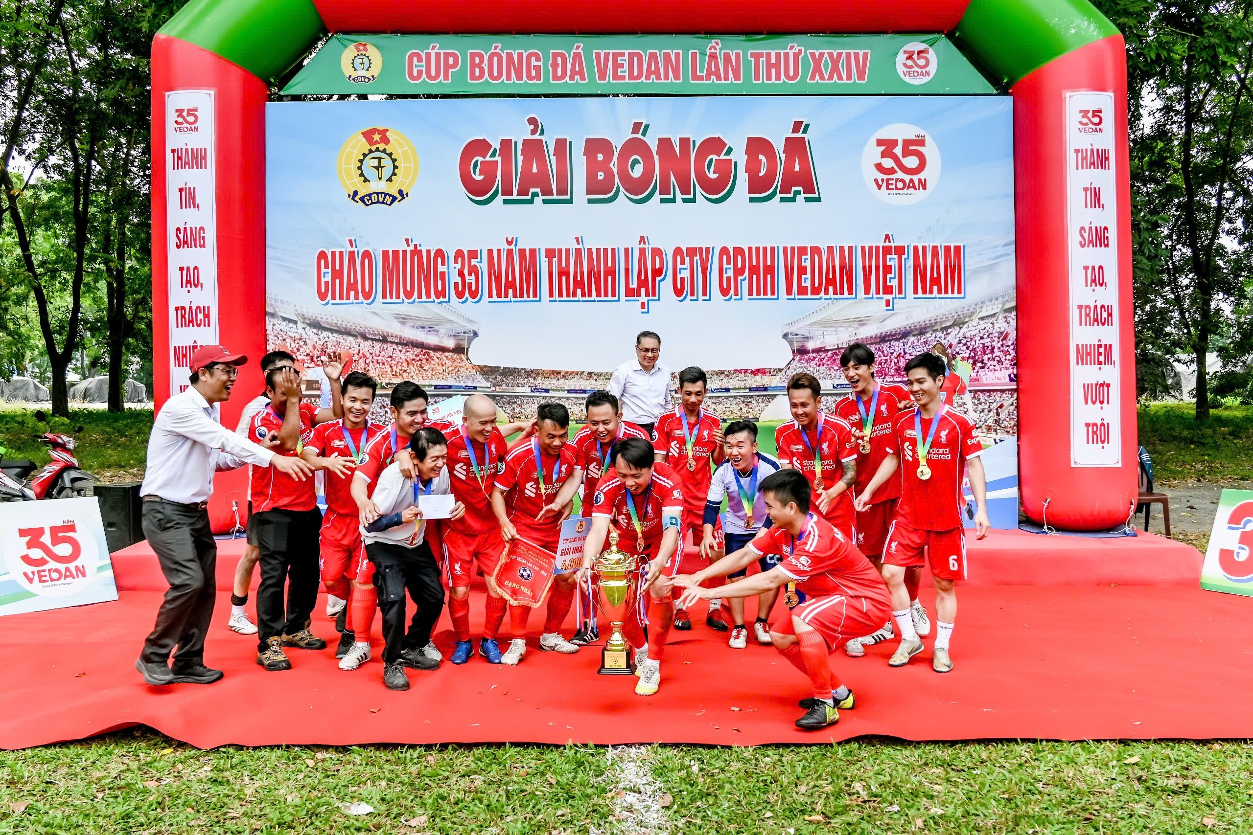 Lan tỏa văn hóa doanh nghiệp bền vững từ Giải bóng đá “Cúp Vedan” lần thứ XXIV năm 2026