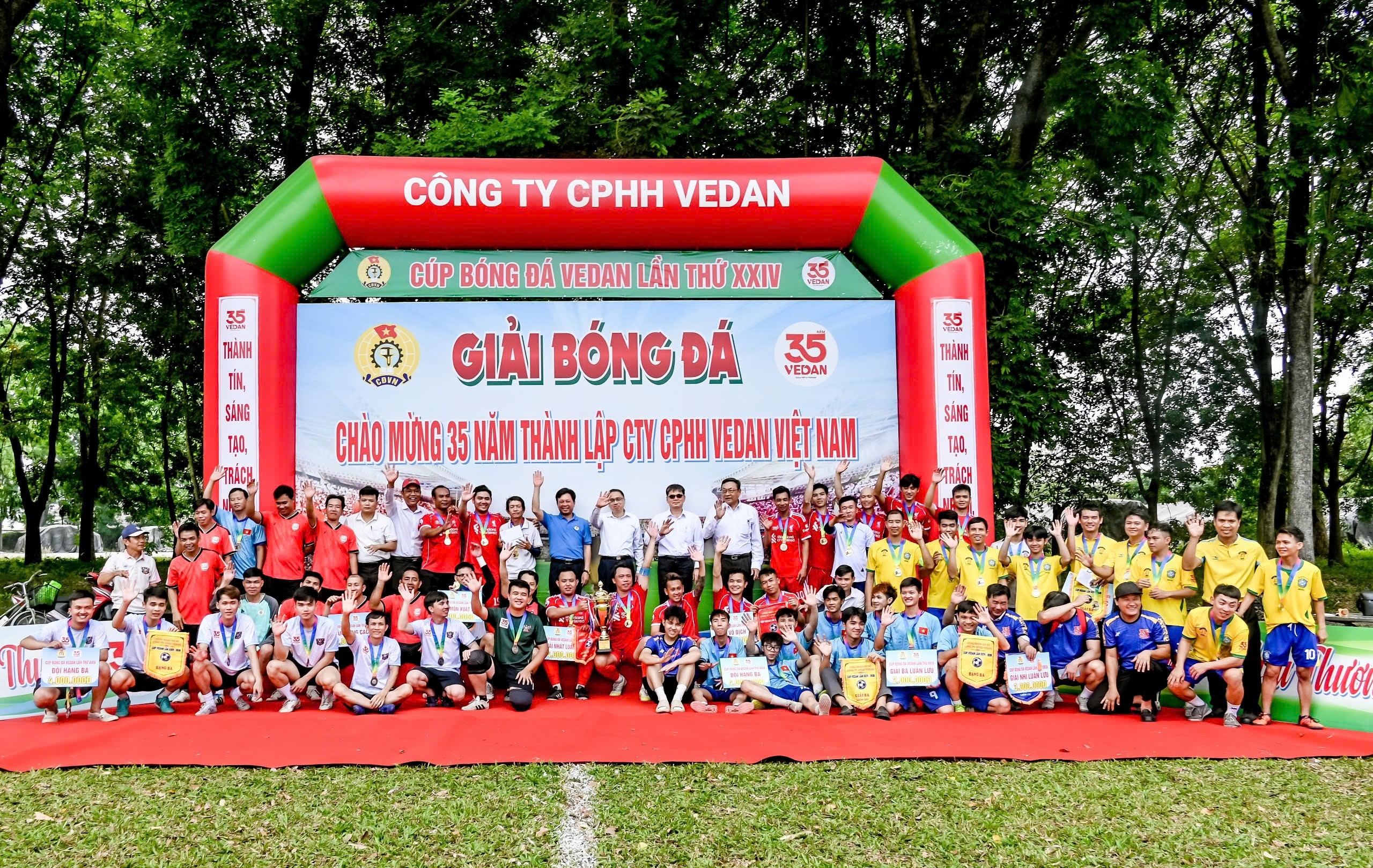 Lan tỏa văn hóa doanh nghiệp bền vững từ Giải bóng đá “Cúp Vedan” lần thứ XXIV năm 2026