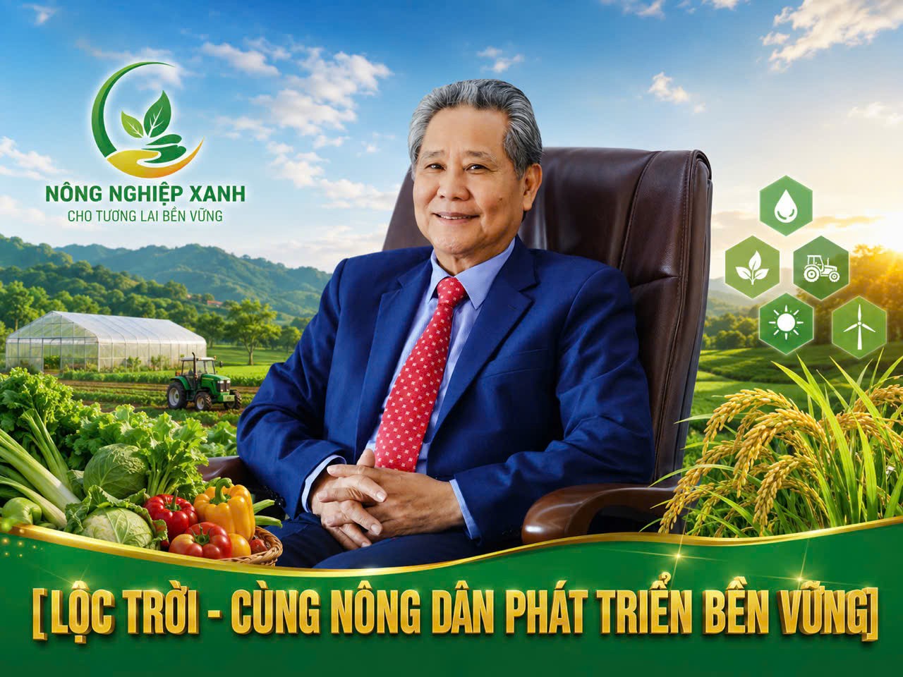 Chủ tịch Lộc Trời:  Kiến tạo nông thôn đáng sống từ tư duy “nông nghiệp tử tế”
