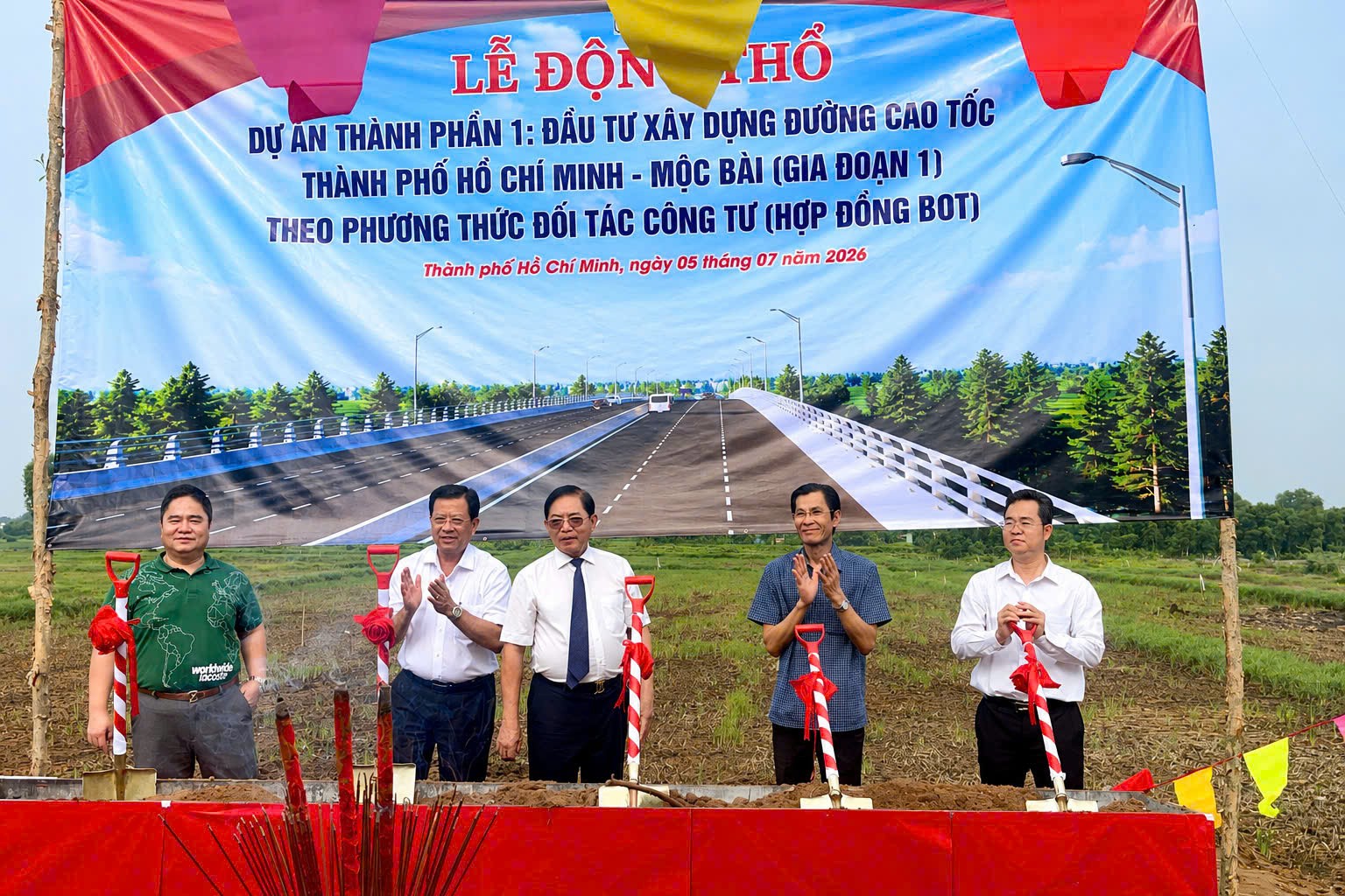 Lễ động thổ Cao tốc TP.HCM - Mộc Bài gần 23.000 tỷ đồng - Ảnh 1