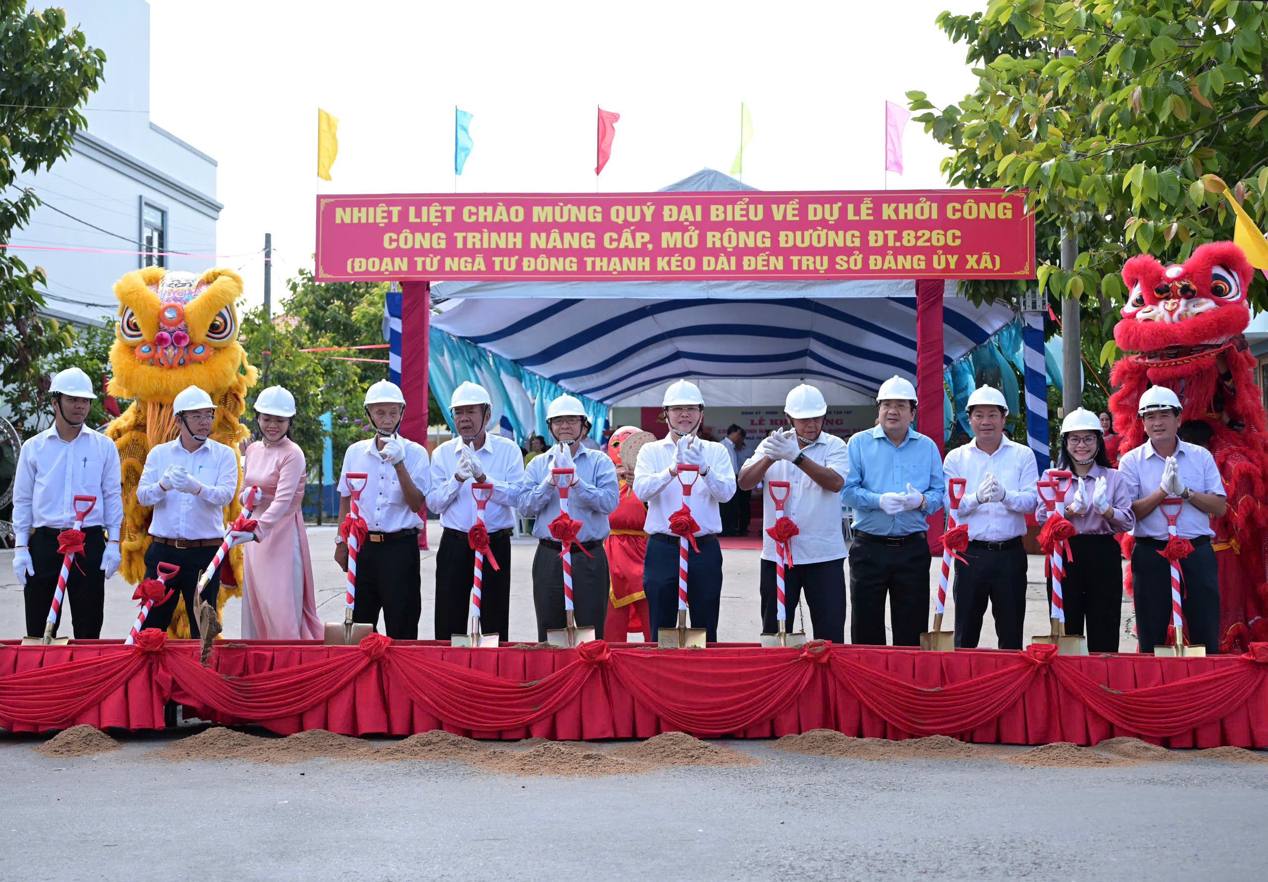 Tây Ninh khởi công nâng cấp đường ĐT.826C: Mở rộng không gian phát triển, tạo cú hích cho kinh tế vùng - Ảnh 8