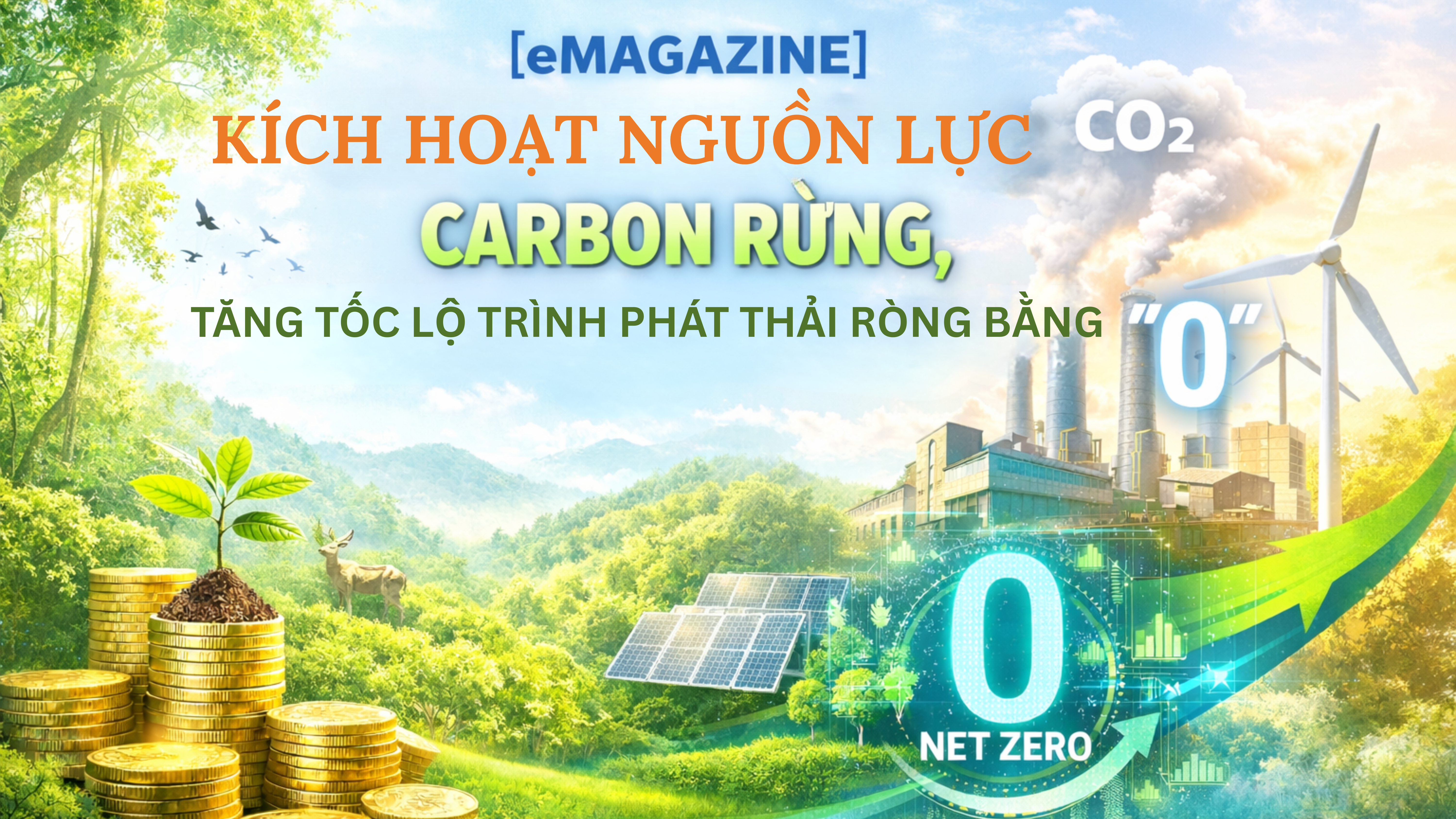 [eMagazine] Kích hoạt nguồn lực carbon rừng, tăng tốc lộ trình phát thải ròng bằng “0”