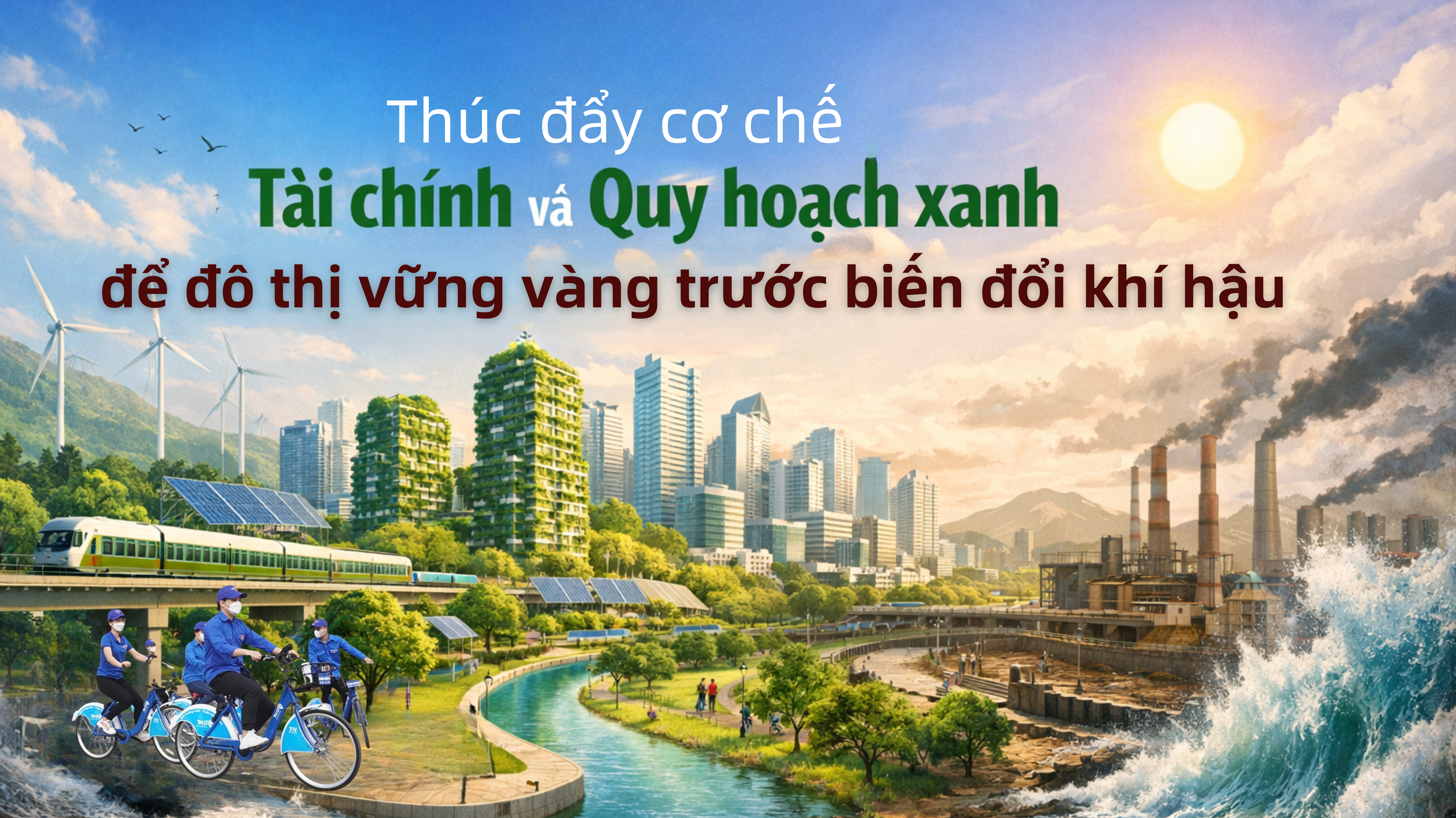 [eMagazine] Thúc đẩy cơ chế tài chính và quy hoạch xanh để đô thị vững vàng trước biến đổi khí hậu