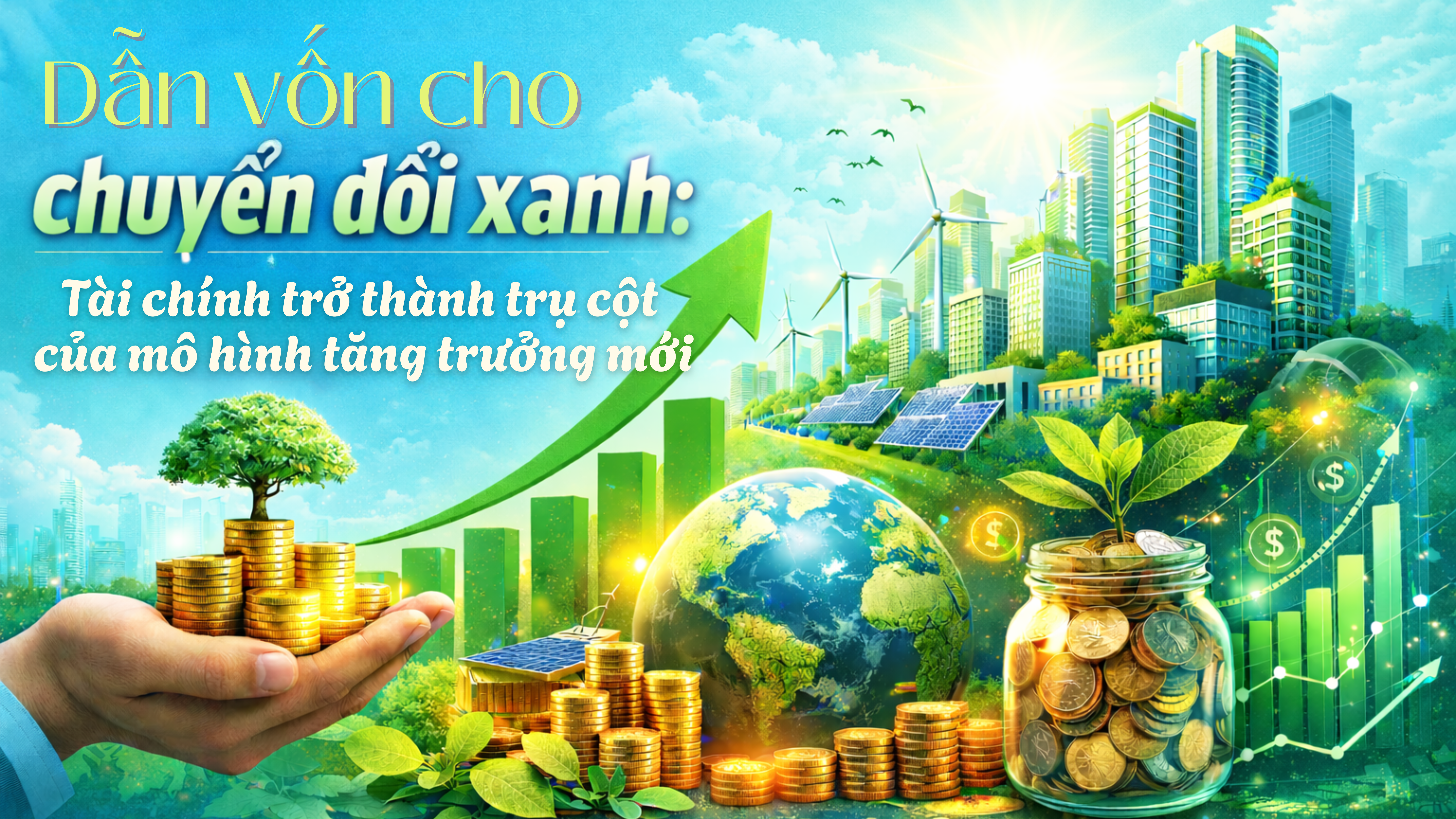 [eMagazine] Dẫn vốn cho chuyển đổi xanh: Tài chính trở thành trụ cột của mô hình tăng trưởng mới