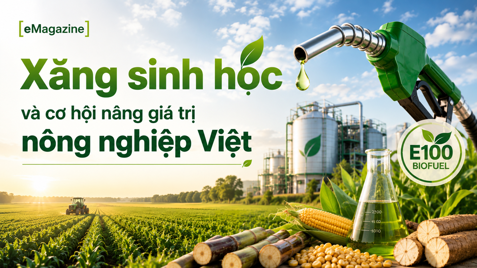 [eMagazine] Xăng sinh học và cơ hội nâng giá trị nông nghiệp Việt