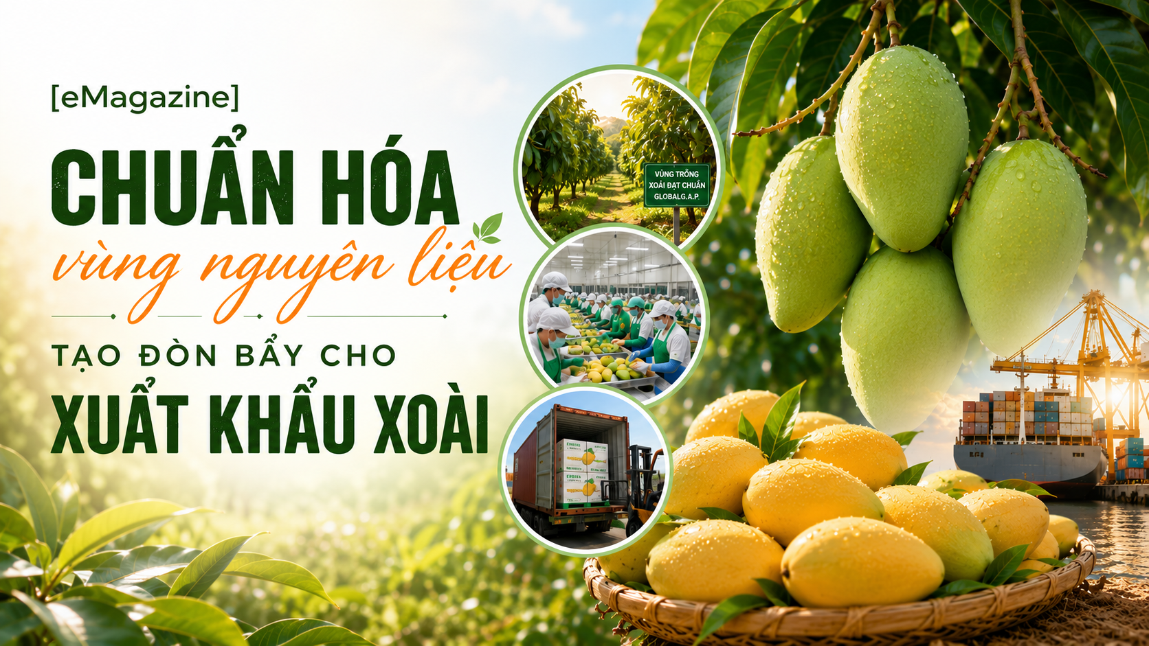 [eMagazine] Chuẩn hóa vùng nguyên liệu, tạo đòn bẩy cho xuất khẩu xoài