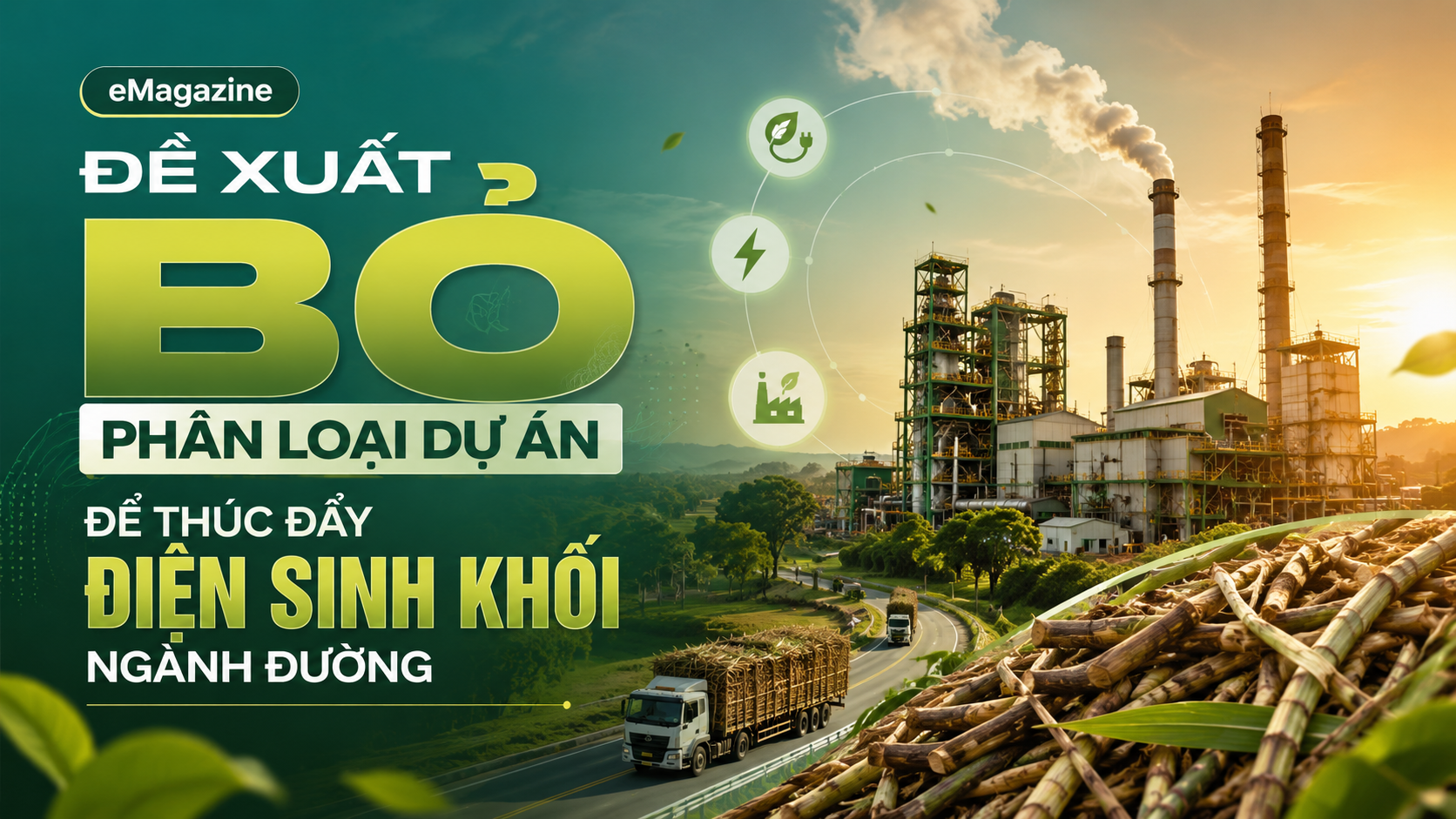 [eMagazine] Đề xuất bỏ phân loại dự án để thúc đẩy điện sinh khối ngành đường