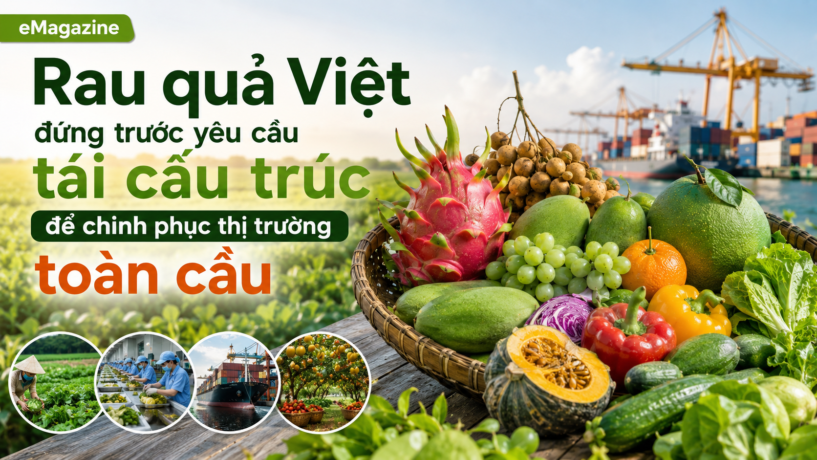 [eMagazine] Rau quả Việt đứng trước yêu cầu tái cấu trúc để chinh phục thị trường toàn cầu