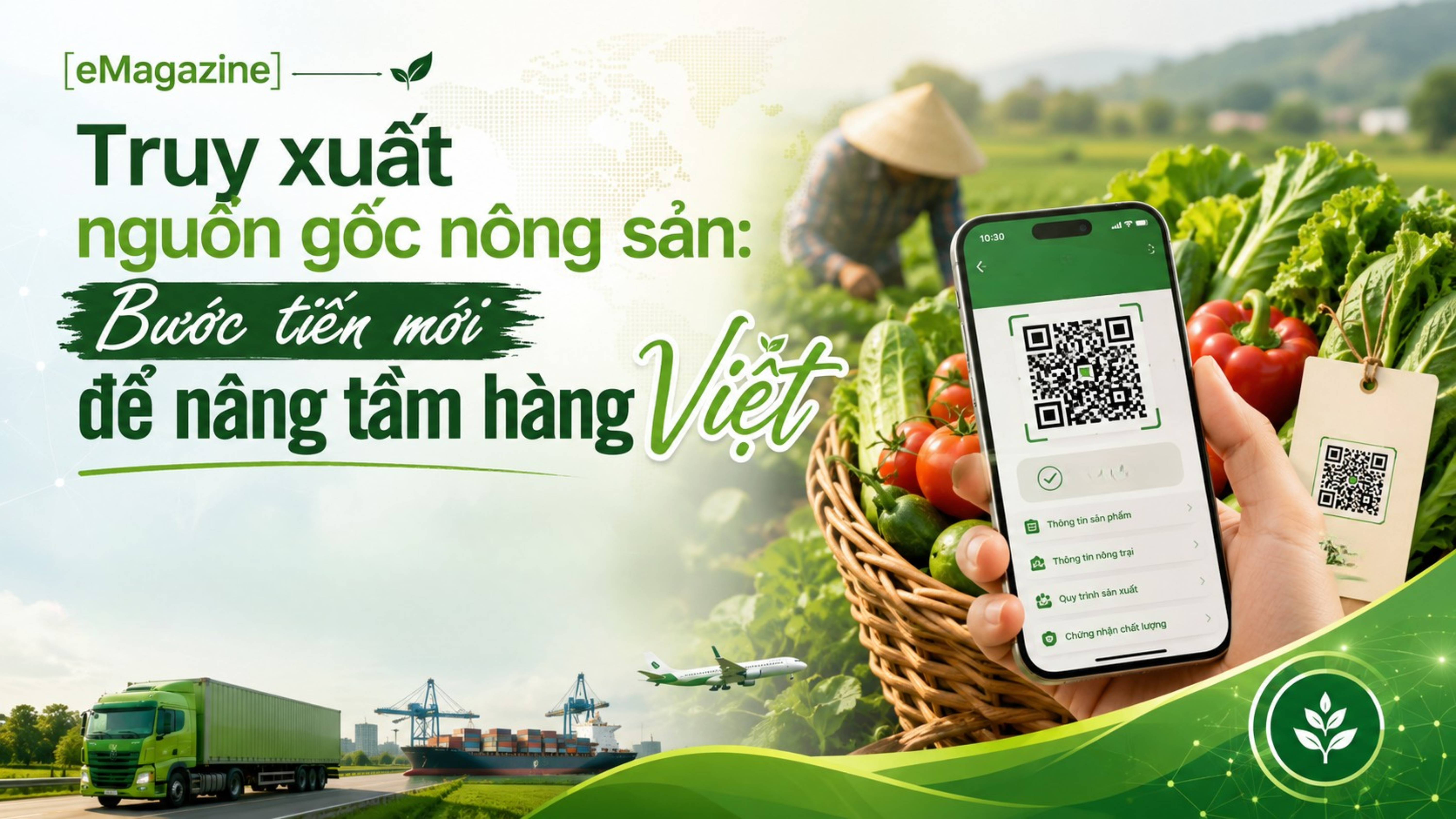 [eMagazine] Truy xuất nguồn gốc nông sản: Bước tiến mới để nâng tầm hàng Việt