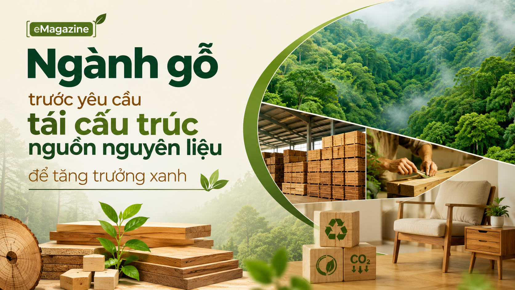 [eMagazine] Ngành gỗ trước yêu cầu tái cấu trúc nguồn nguyên liệu để tăng trưởng xanh