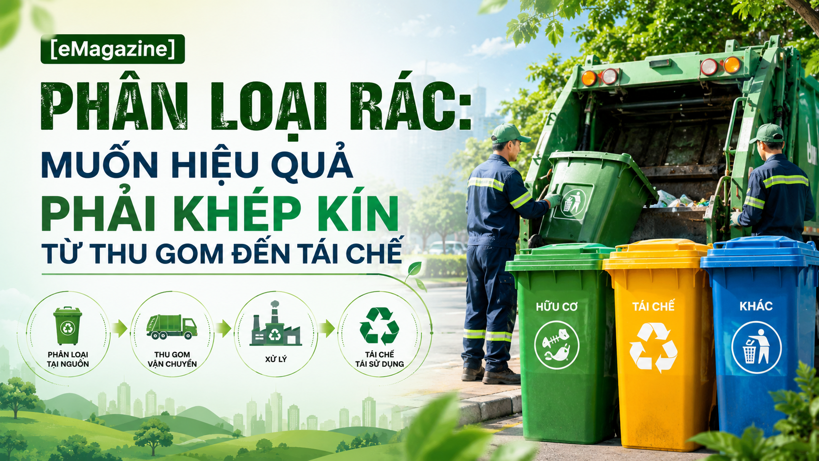 [eMagazine] Phân loại rác: Muốn hiệu quả phải khép kín từ thu gom đến tái chế