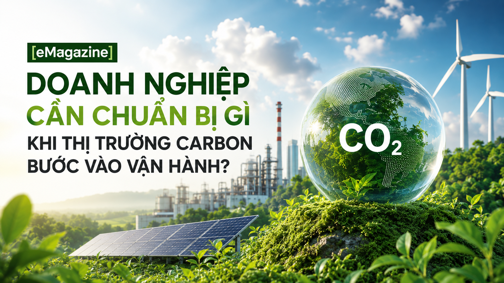[eMagazine] Doanh nghiệp cần chuẩn bị gì khi thị trường carbon bước vào vận hành?