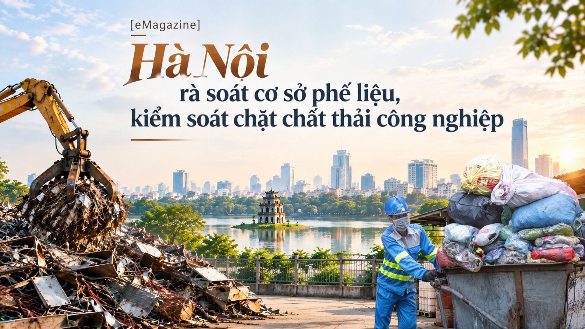 [eMagazine] Hà Nội rà soát cơ sở phế liệu, kiểm soát chặt chất thải công nghiệp