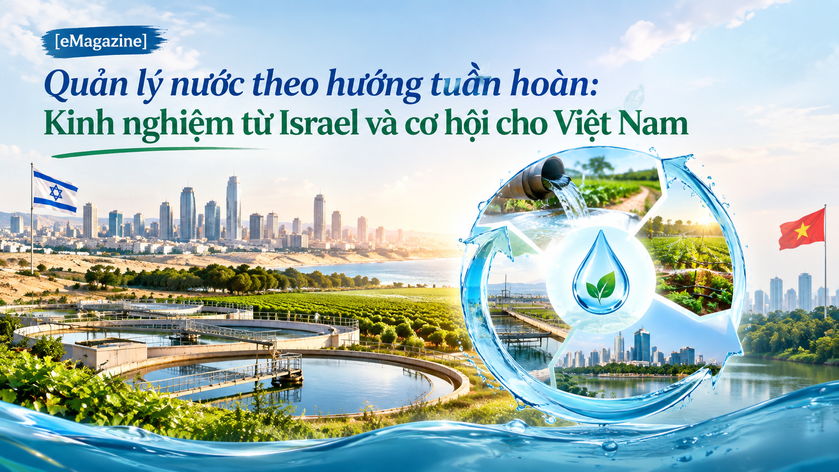[eMagazine] Quản lý nước theo hướng tuần hoàn: Kinh nghiệm từ Israel và cơ hội cho Việt Nam