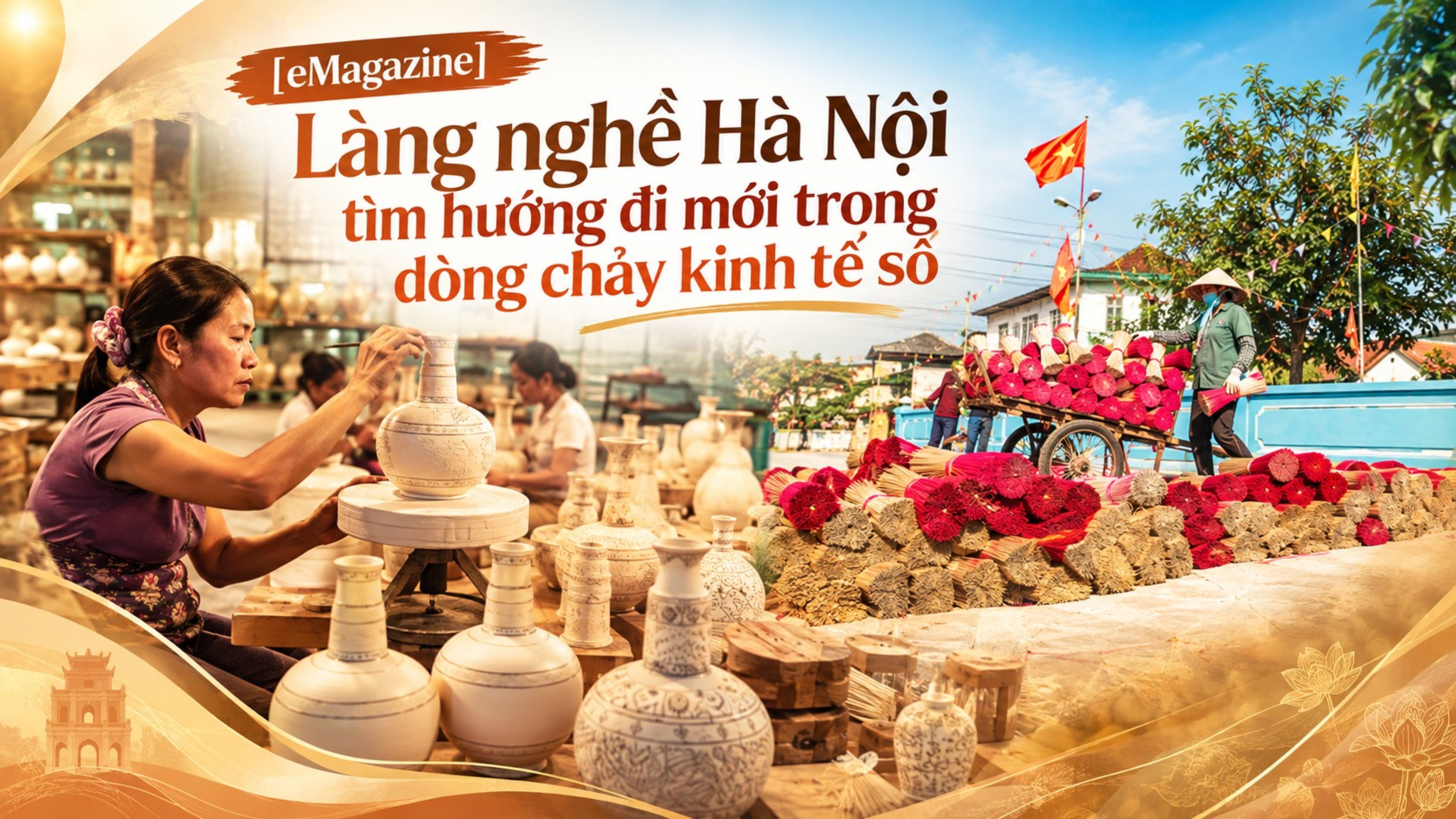 [eMagazine] Làng nghề Hà Nội tìm hướng đi mới trong dòng chảy kinh tế số