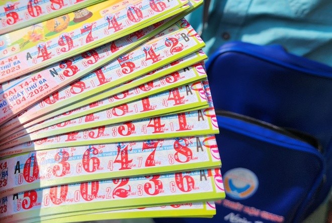Trong 9 tháng đầu năm 2026, doanh thu xổ số truyền thống của 21 công ty xổ số kiến thiết miền Nam đạt hơn 131.500 tỷ đồng, tăng 13,7% so với cùng kỳ. (Ảnh minh hoạ)