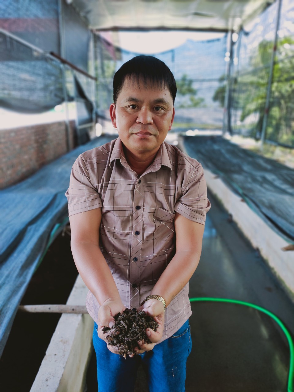Hình ảnh: Bắc Giang: Người “nông dân Việt Nam xuất sắc” với mô hình chăn nuôi tuần hoàn và ứng dụng chế phẩm sinh học số 3