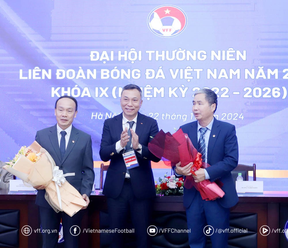 Đại hội thường niên Liên đoàn Bóng đá Việt Nam năm 2024 khóa IX (nhiệm kỳ 2022-2026) bổ nhiệm tân Tổng Thư ký