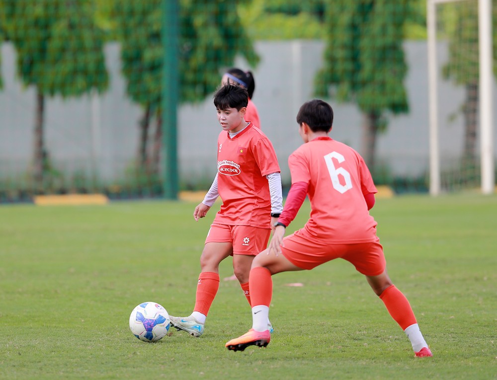 Các cầu thủ nữ Việt Nam đã cải thiện được thể lực rất nhiều sau đợt tập trung tại Hà Nội