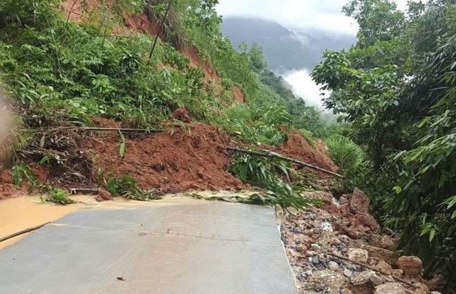 Sạt nở tại Hà Giang do mưa lớn