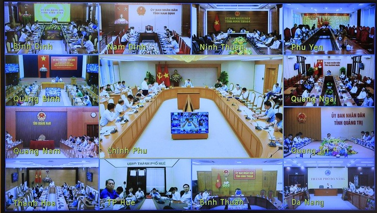 Lãnh đạo một số bộ, ngành, địa phương phát biểu tại hội nghị - Ảnh: VGP/Minh Khôi