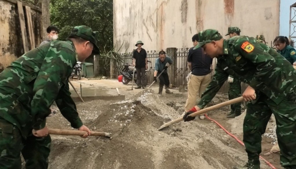 Bộ đội Biên phòng đóng vai trò nòng cốt, góp sức xây dựng nông thôn mới tại khu vực biên giới.