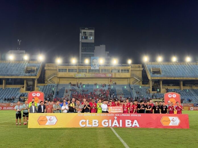 Công An Hà Nội vượt qua Thể Công Viettel để giành Hạng Ba giải Vô địch quốc gia V.League 1 2024-2025