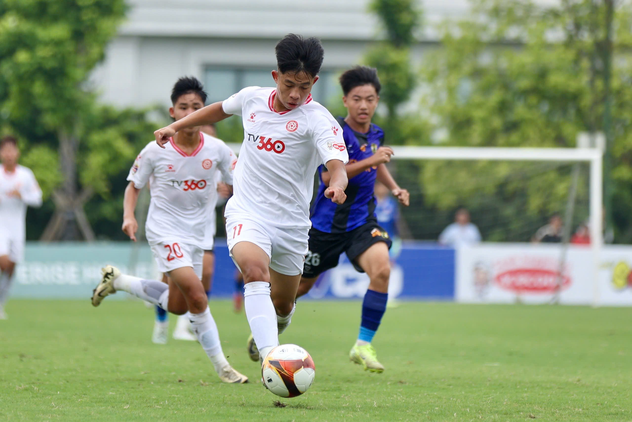U15 Thể Công Viettel I thắng đậm 6-0 U15 Kon Tum