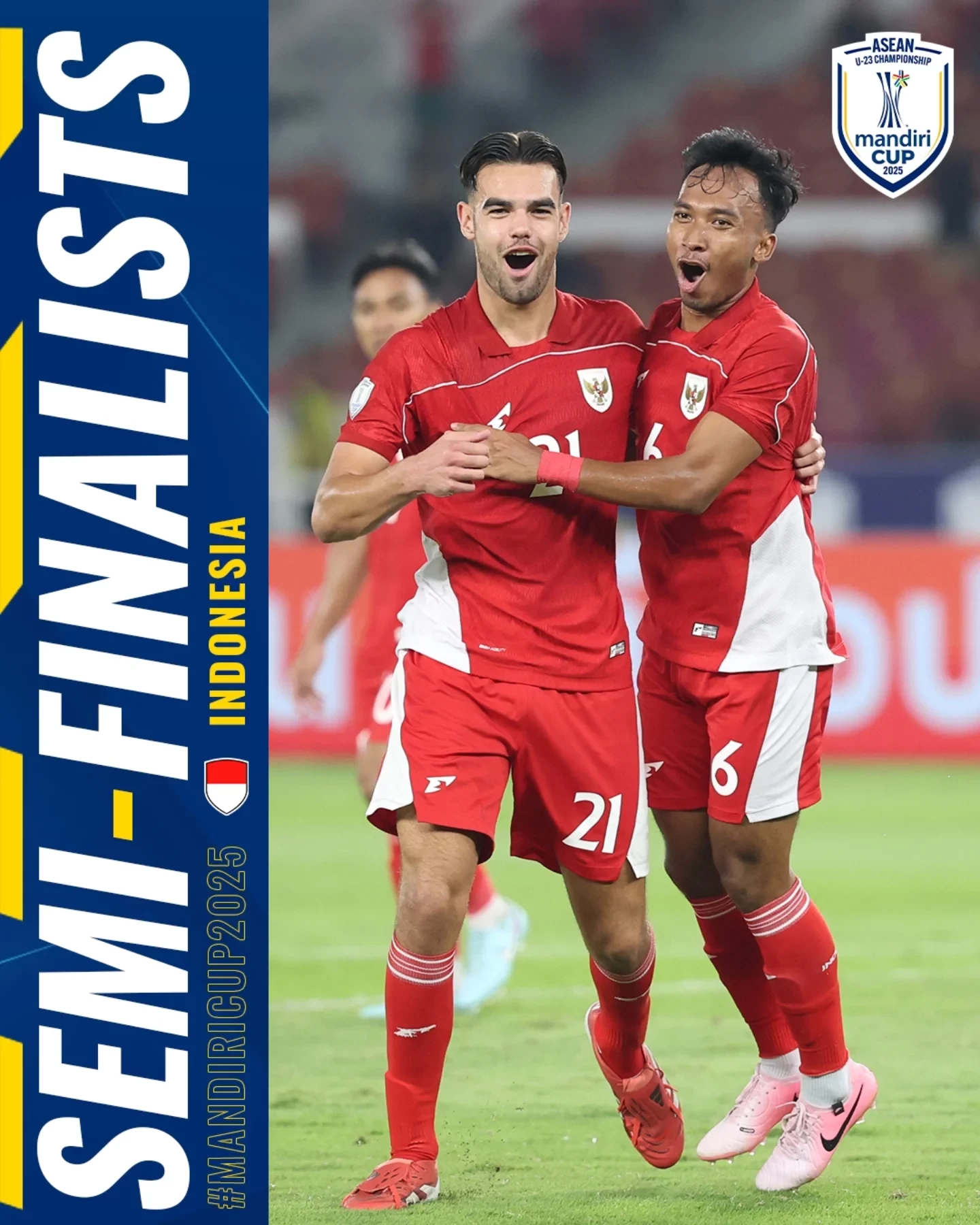 U23 Indonesia bất bại tại vòng đấu bảng với 2 trận thắng và 1 trận hòa