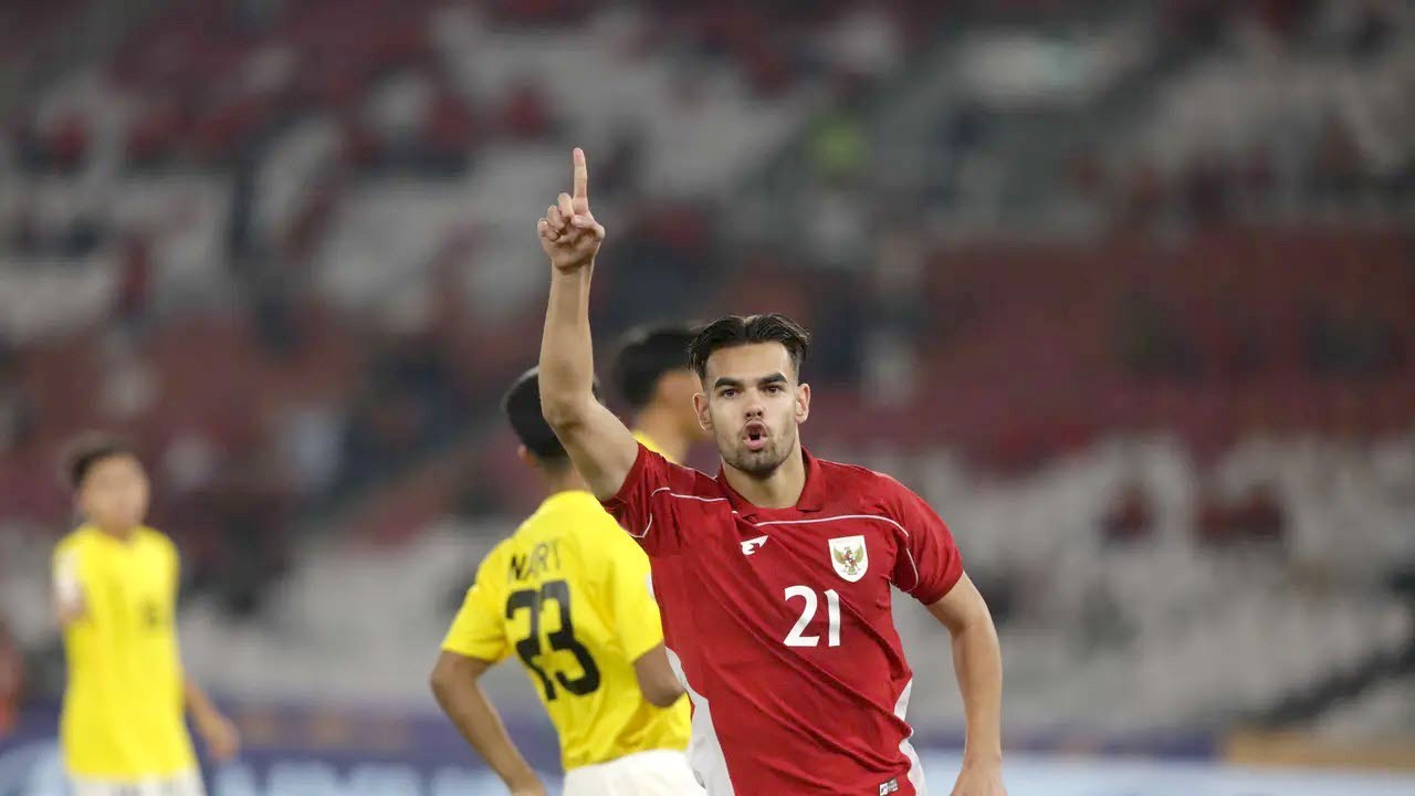 Tiền đạo Raven của U23 Indonesia ghi tới 6 bàn trong trận đấu với U23 Brunei