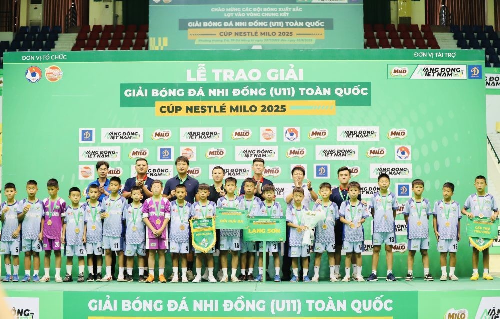 Đội đồng hạng Ba: U11 Lạng Sơn