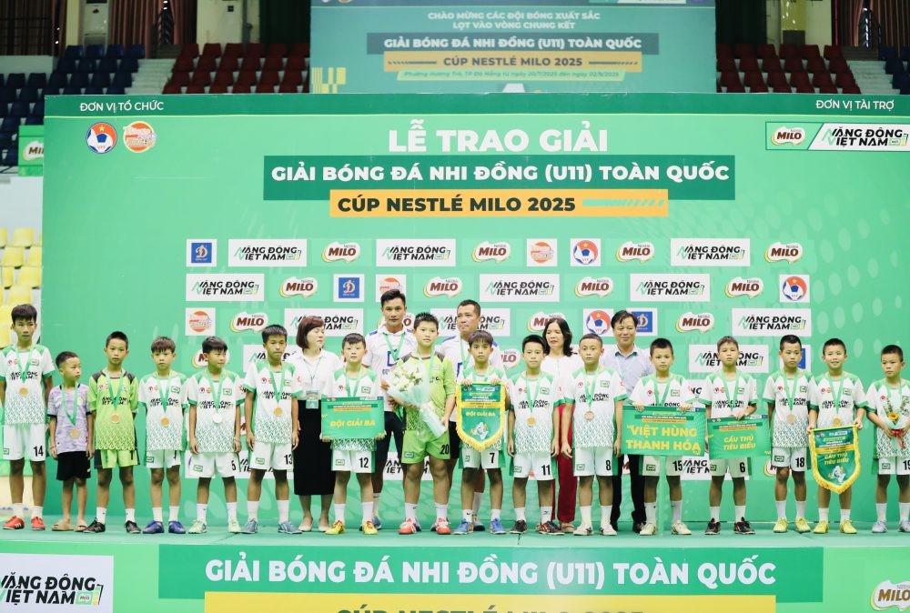 Đội đồng hạng Ba: U11 Việt Hùng Thanh Hóa