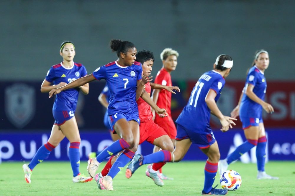 Nhà đương kim vô địch Nữ Philippines chỉ giành được 1 điểm trước Nữ Myanmar