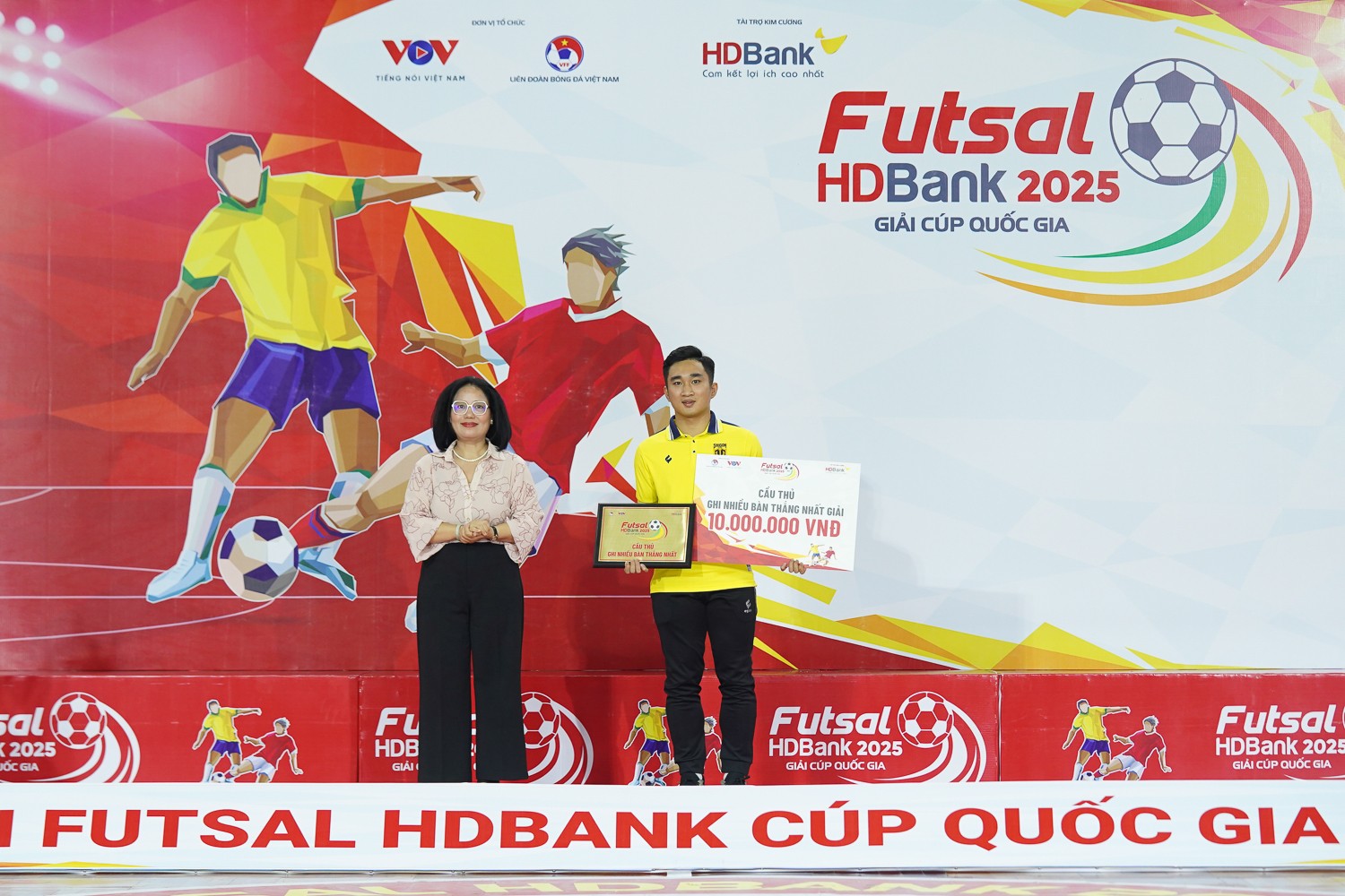 Cầu thủ ghi nhiều bàn thắng nhất: Nguyễn Lâm Gia Thọ, Sài Gòn Titans