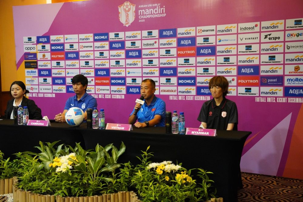 Họp báo trước thềm giải vô địch U16 nữ Đông Nam Á 2025
