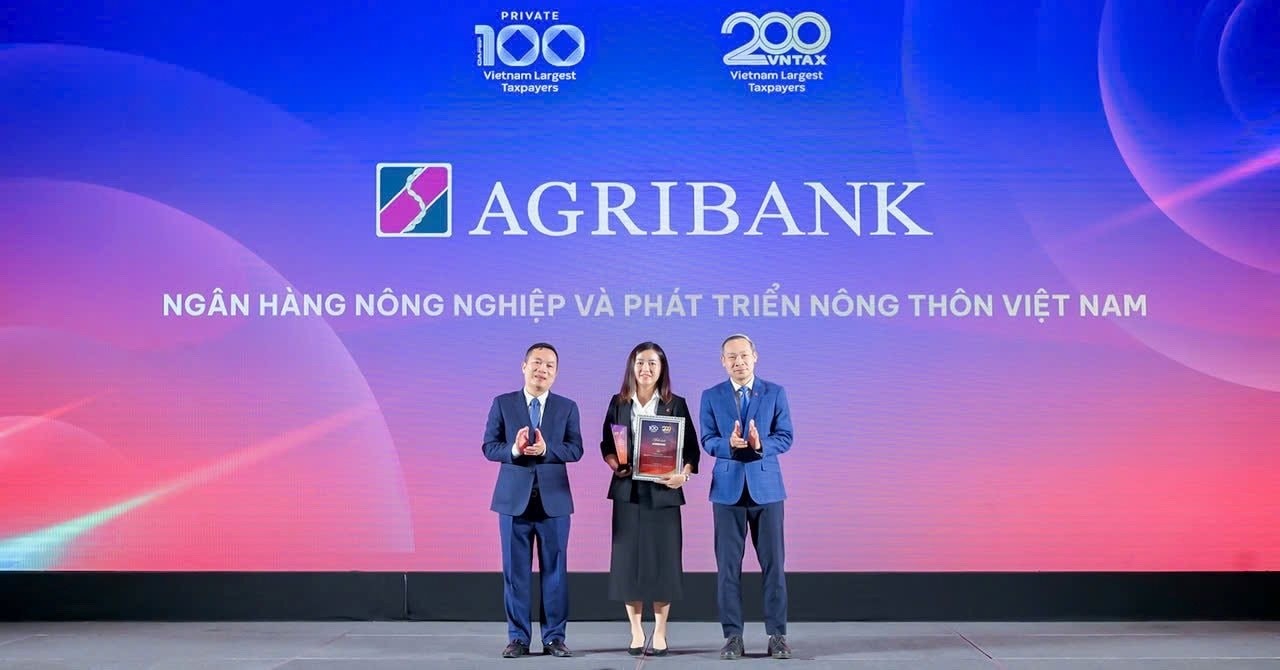 Agribank lọt Top 20 doanh nghiệp nộp ngân sách lớn nhất Việt Nam 2025