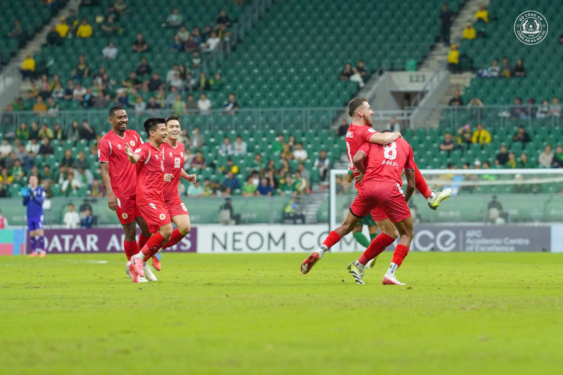 CLB Công An Hà Nội có khởi đầu thuận lợi tại Bảng E, AFC Champions League Two 2025/26